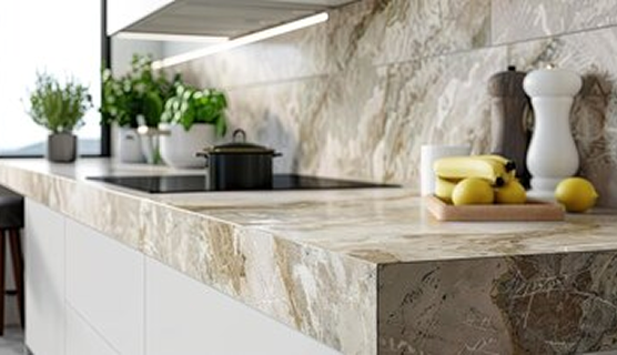 Sustainable and environmentally modern quartz table top