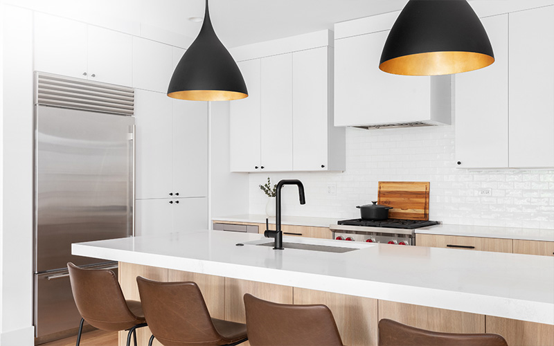 Quartz kitchen countertop from Stone Loft